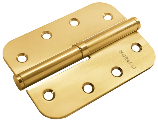 Петля карточная разъемная MSND-C 100X70X2.5 SG R с подшипником стальная левая, врезная, цвет матовое золото фото купить Волгоград