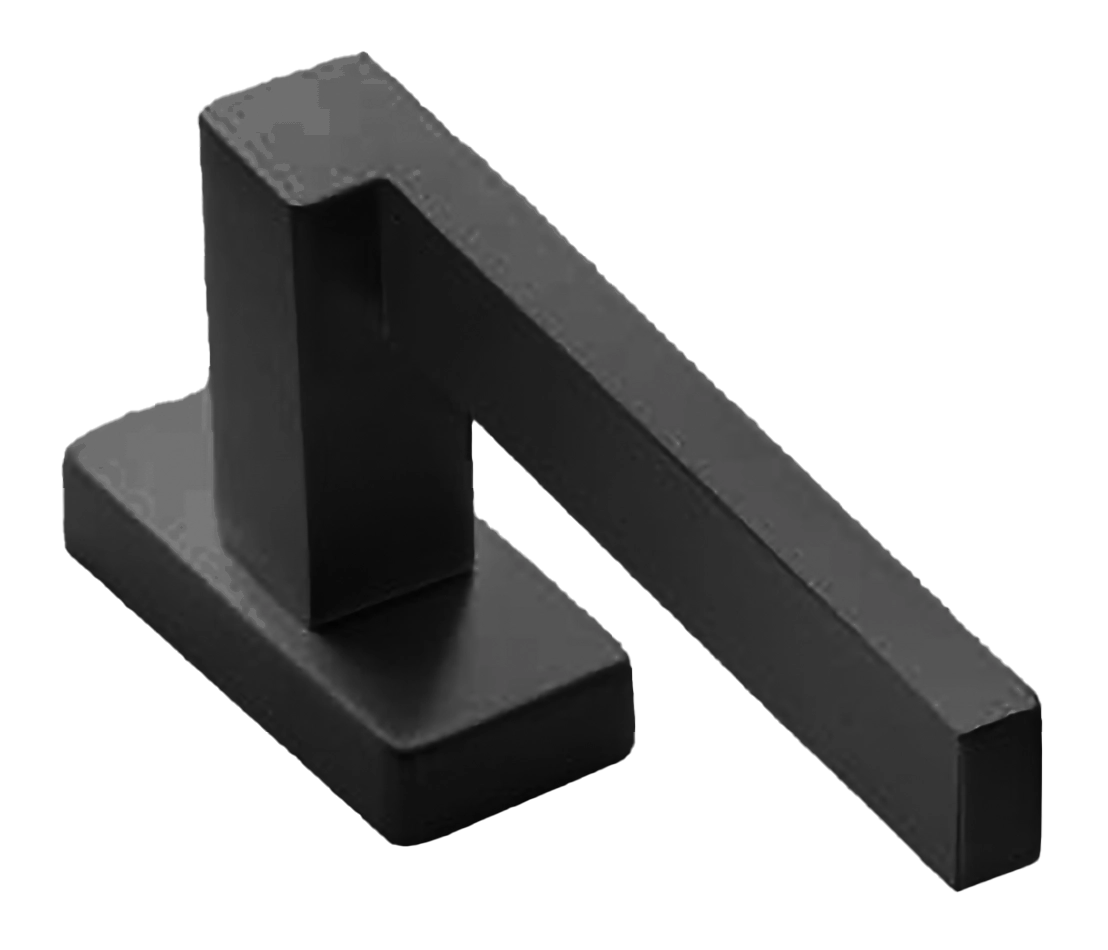 Ручка оконная STONE W1 NERO, цвет - черный фото купить в Волгограде