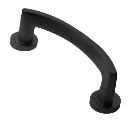 Ручка-скоба WIND PH NERO, цвет - черный фото фурнитура Волгоград