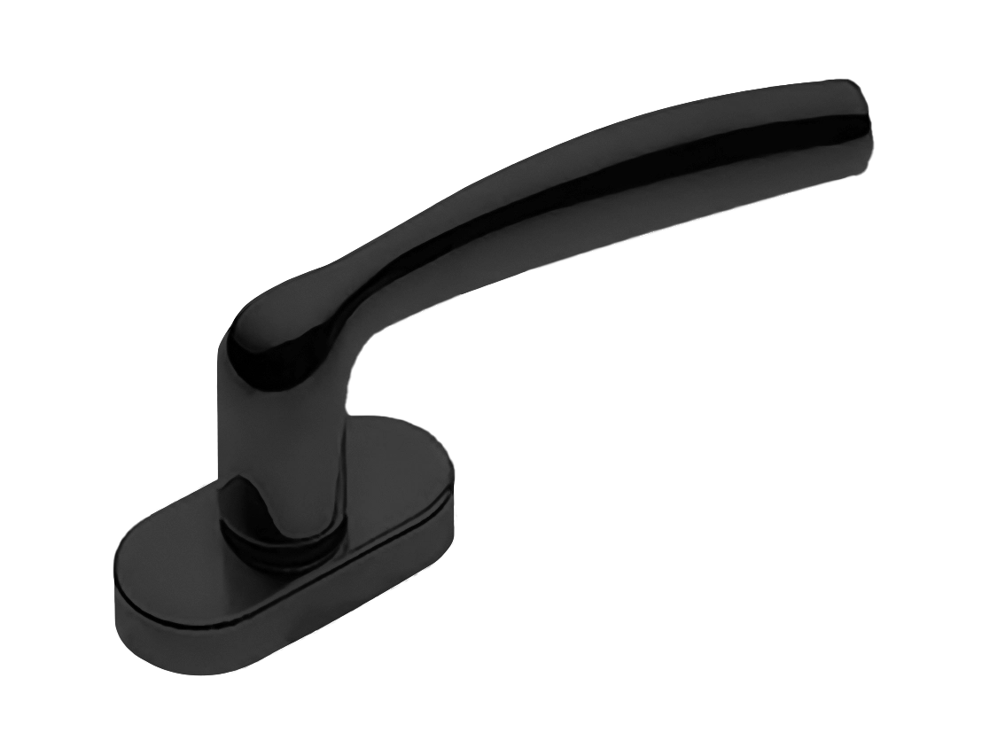 Ручка оконная VENERA W1 NERO, цвет - черный фото купить Волгоград