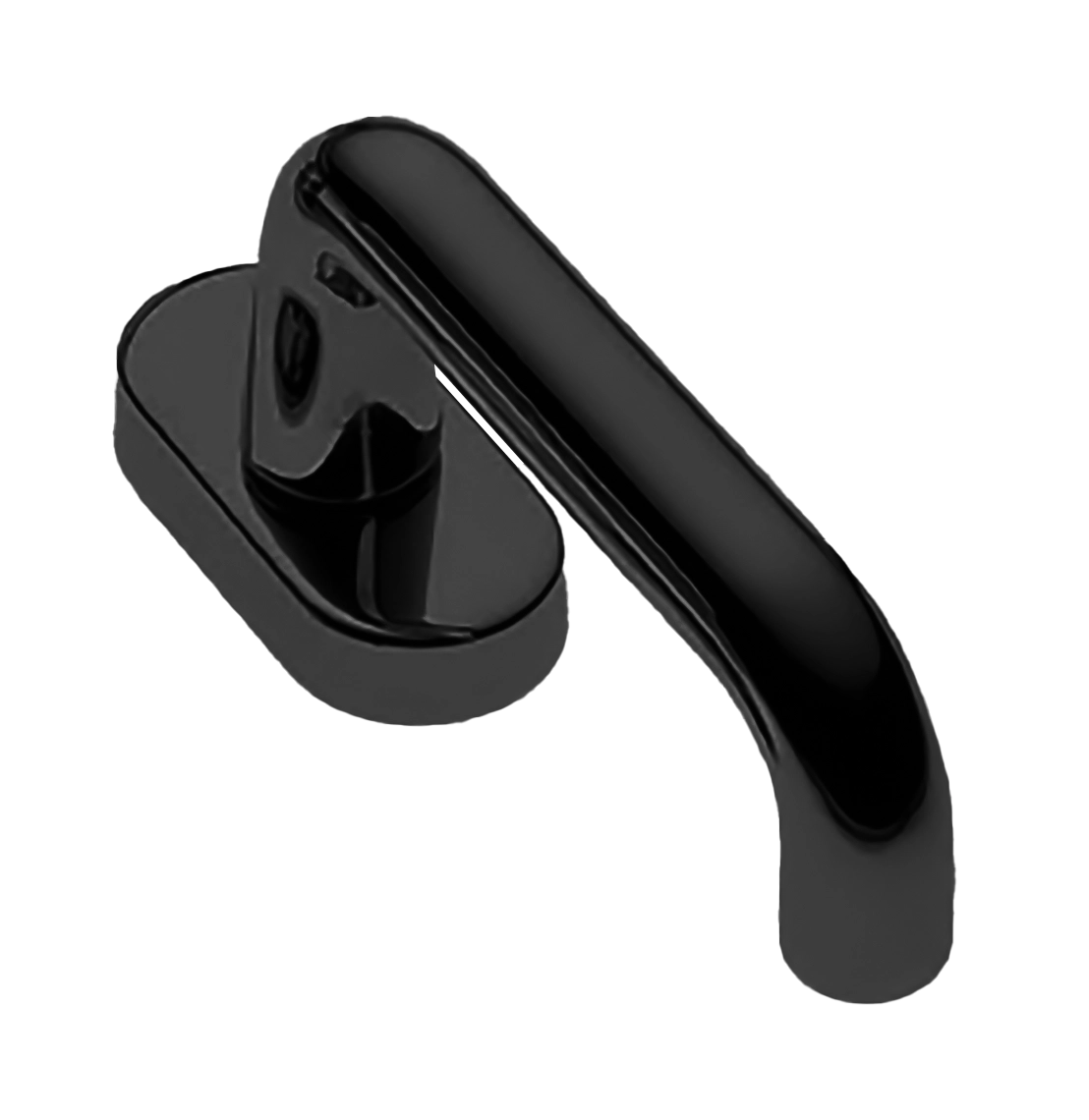 Ручка оконная IRIS W1 NERO, цвет - черный фото купить Волгоград