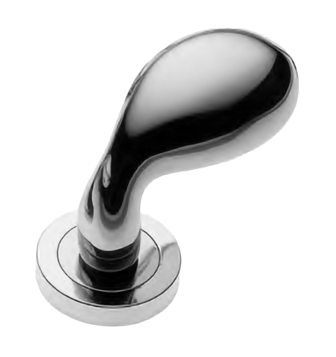 Ручка дверная AIR-2 R2 CRO раздельная на круглой розетке, цвет - хром фото купить Волгоград