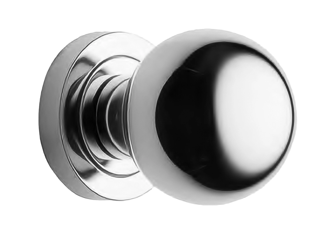 Поворотный кноб ART.430 CRO на круглой розетке с накладкой, цвет - хром фото купить Волгоград