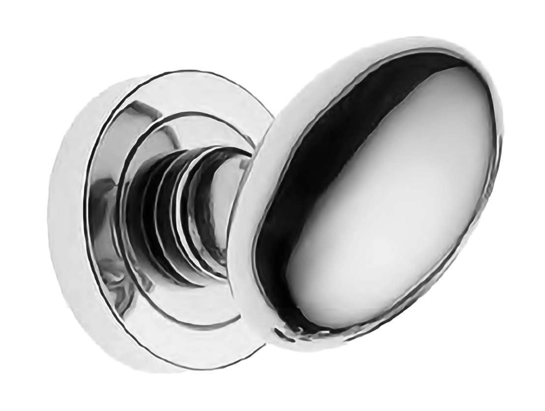Поворотный кноб ART.440 CRO на круглой розетке с накладкой, цвет - хром фото купить Волгоград