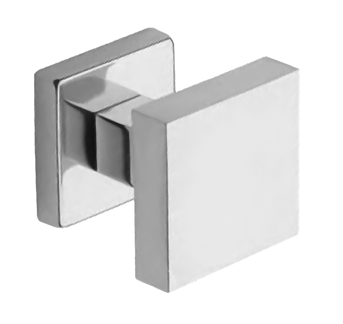 Поворотный кноб ART.QU30 CRO на квадратной розетке с накладкой, цвет - хром фото купить Волгоград