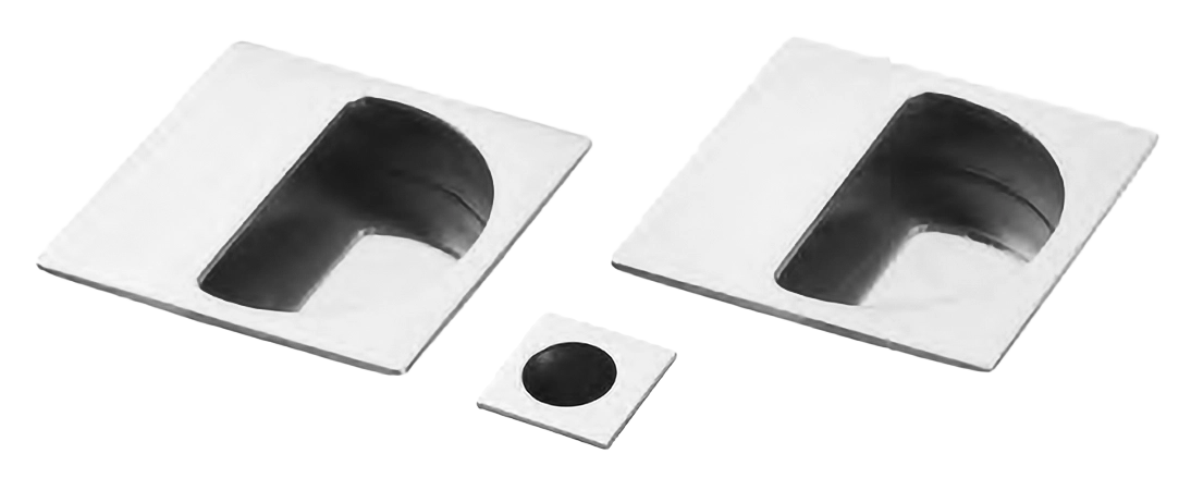 Ручки для раздвижной двери ART.72/Q CRO с пальчиковой ручкой и заверткой WC, цвет - хром фото купить Волгоград