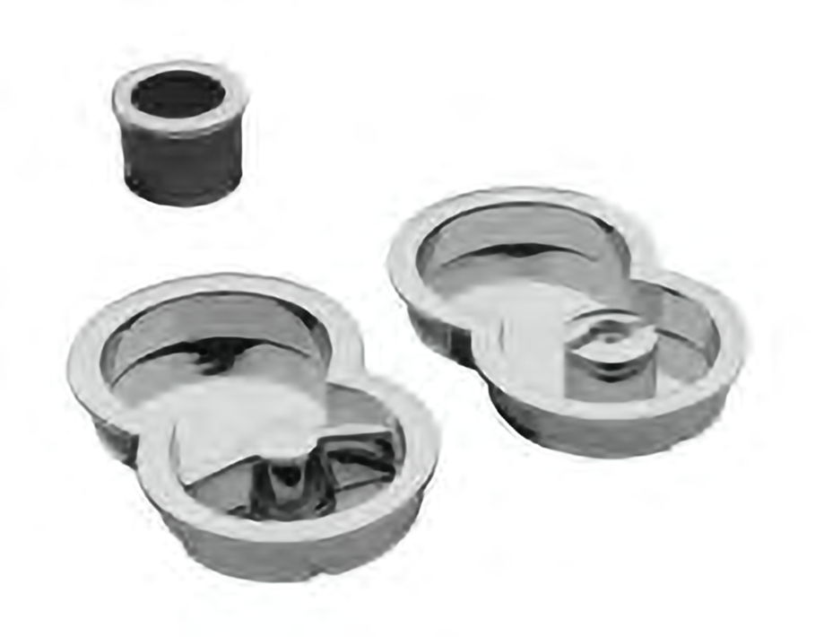 Комплект ручек INFINITY ART.85/A CRO с заверткой для раздвижной двери с торцевой ручкой, цвет - хром фото купить Волгоград