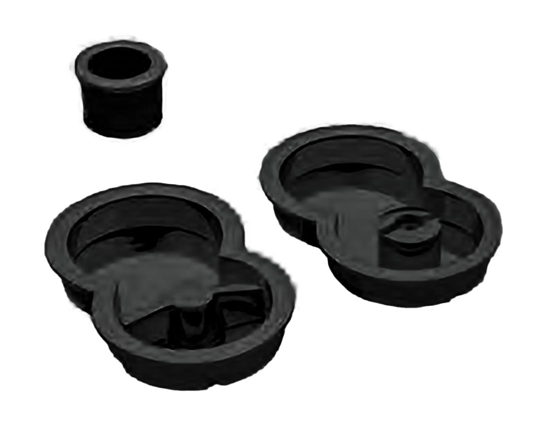 Комплект ручек INFINITY ART.85/A NERO с заверткой для раздвижной двери с торцевой ручкой, цвет - черный фото купить Волгоград