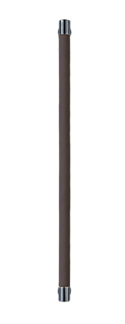 Ручка-скоба HIDE LEATHER PH/B NERO/GRAFITE, цвет - черный/графит фото купить Волгоград