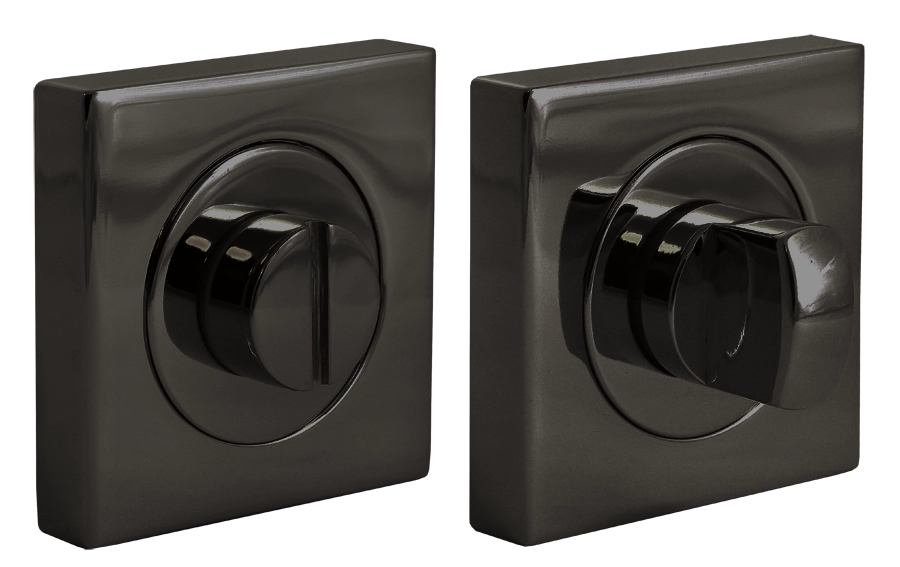 LUX-WC-S2 NIN, завертка сантехническая на квадратной розетке, цвет - черный никель фото купить Волгоград