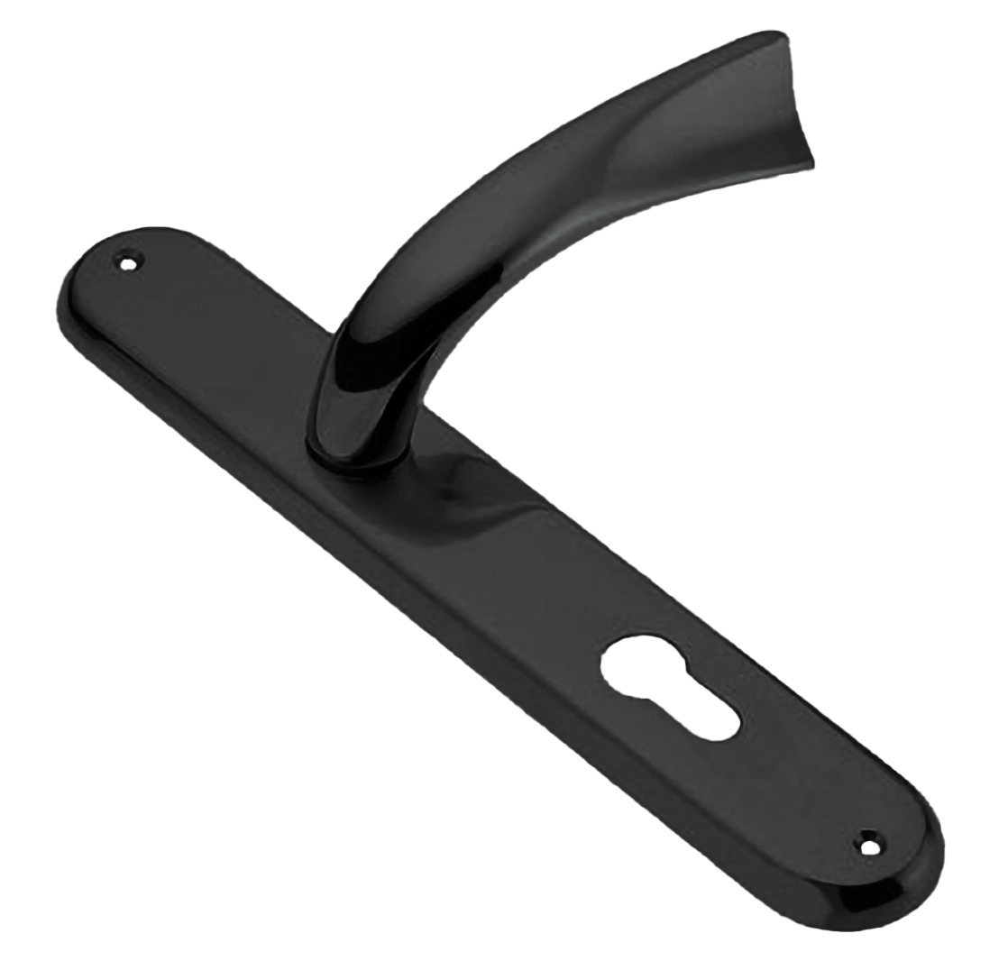 Ручка дверная на планке TENDER PL NIN, цвет черный никель, латунь фото купить в Волгограде