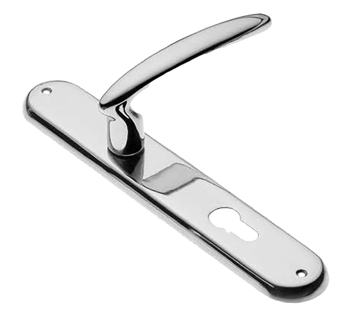 Ручка дверная на планке FLAMINGO PL CRO, цвет хром, латунь фото купить в Волгограде