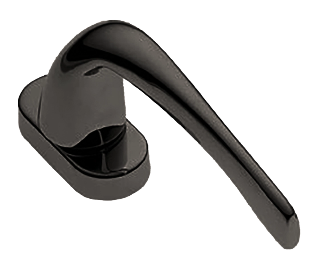 Ручка оконная LE MANS W1 NIN на прямоугольной розетке с 4-х позицион. механизмом, цвет черный никель, латунь фото купить в Волгограде