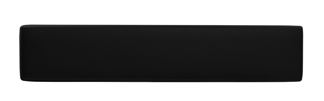 Ручка дверная SHUTTLE NERO-ST цвет черный soft-touch, ЦАМ фото купить в Волгограде