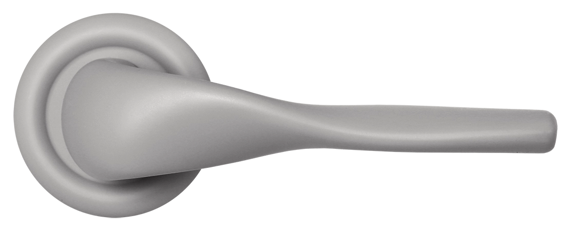 Ручка дверная LVB R7 SMI на круглой розетке, цвет Весенняя дымка/Spring Mist фото купить в Волгограде