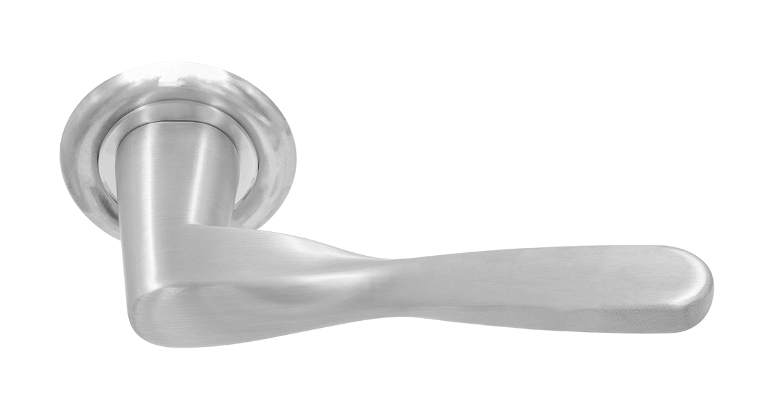 Ручка дверная THE OLYMPICS R7 WF на круглой розетке, цвет Зимняя стужа/Winter Frost фото купить Волгоград