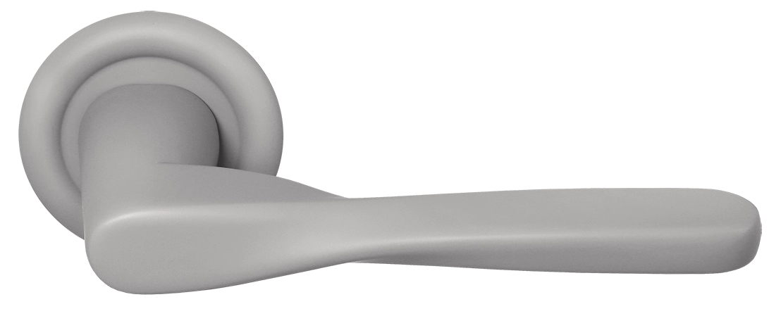 Ручка дверная THE OLYMPICS R7 SMI на круглой розетке, цвет Весенняя дымка/Spring Mist фото купить Волгоград