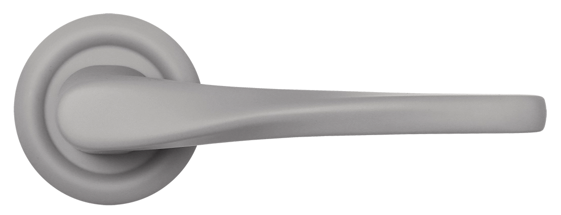 Ручка дверная THE OLYMPICS R7 SMI на круглой розетке, цвет Весенняя дымка/Spring Mist фото купить в Волгограде