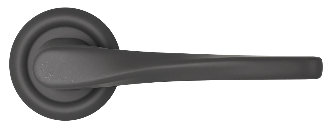 Ручка дверная THE OLYMPICS R7 SSW на круглой розетке, цвет Стокгольмский снегопад/Stockholm Snowfall фото купить в Волгограде