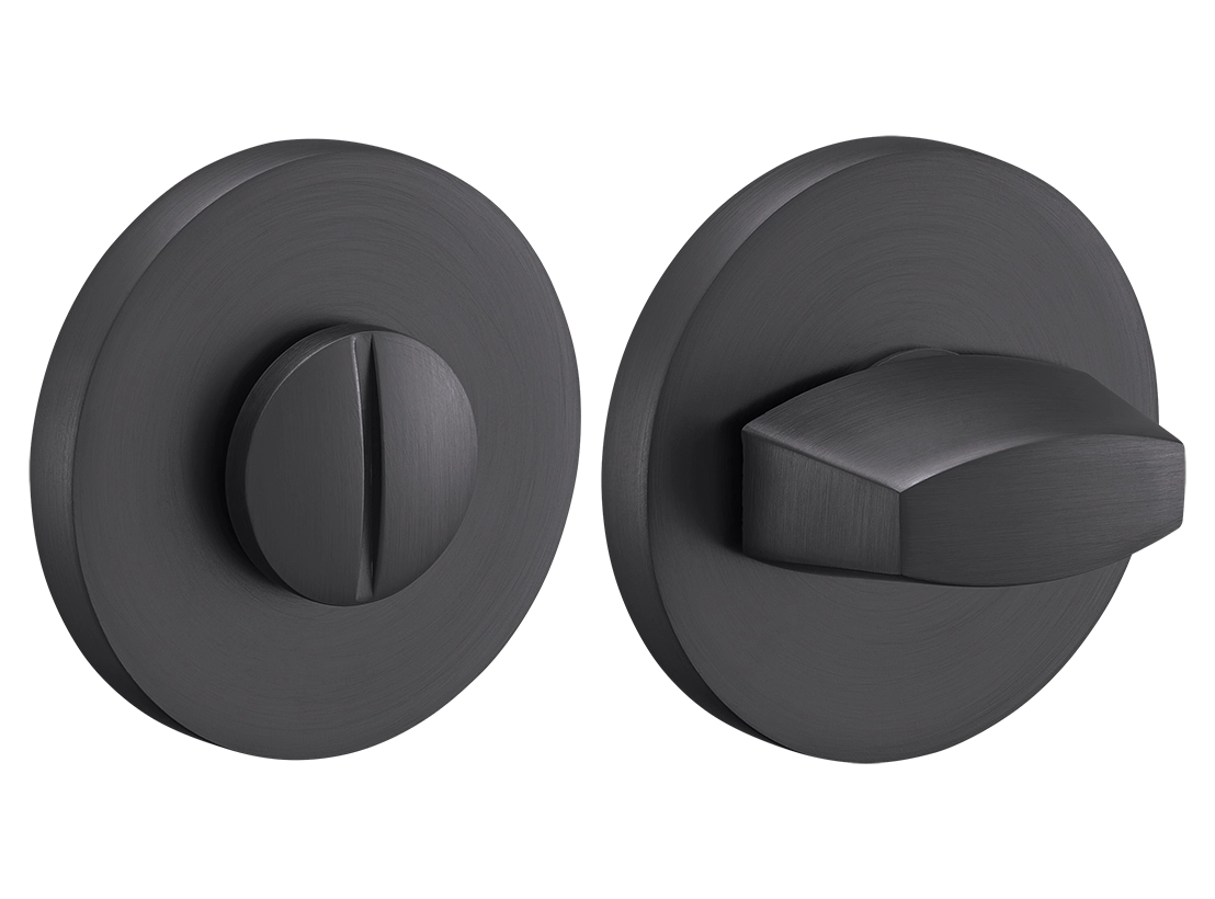 Завертка сантехническая MH-WC-R6 GR на круглой розетке, цвет графит, ЦАМ фото купить Волгоград