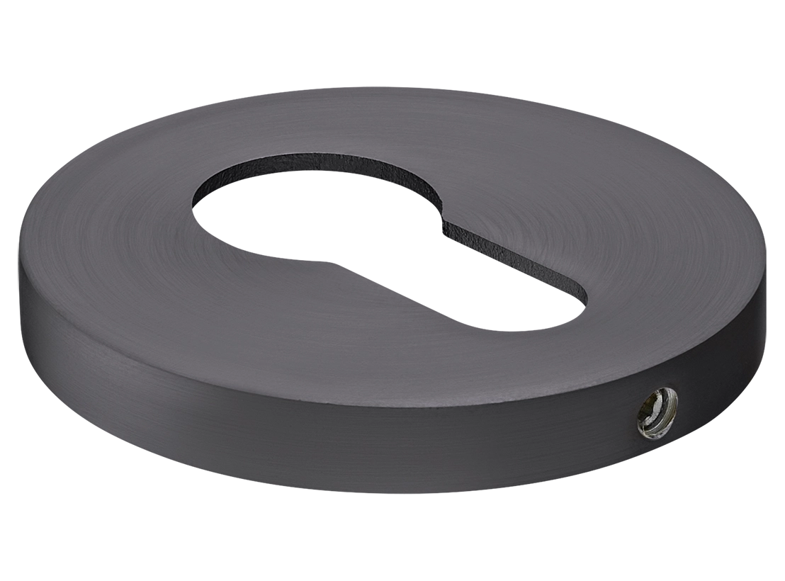 Накладка на замок MH-KH-R6 GR на круглой розетке, цвет матовый графит фото купить Волгоград