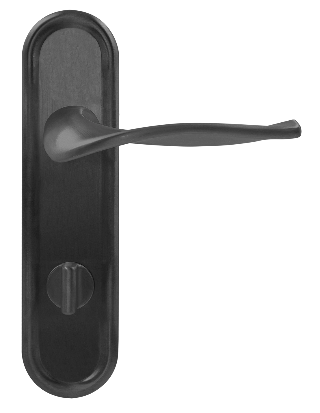 Ручка дверная SKYSCRAPER PLR WC SST на планке под сантехническую завертку, цвет Летняя гроза/Summer Storm фото купить в Волгограде