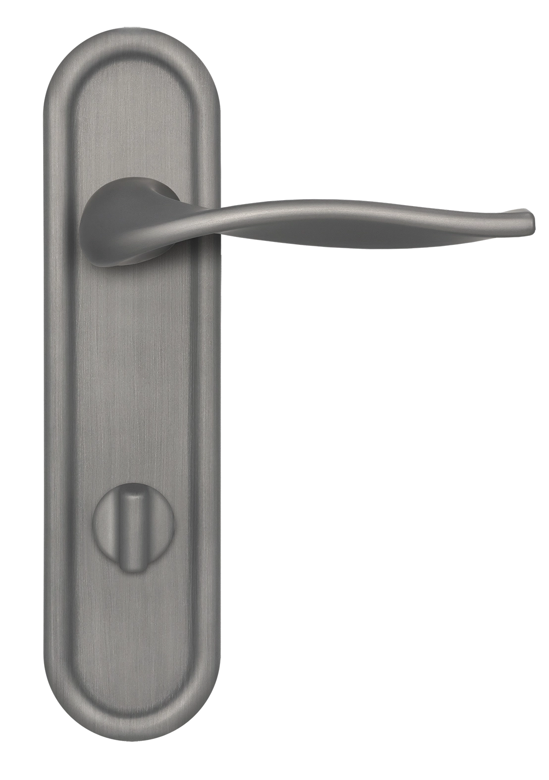 Ручка дверная SKYSCRAPER PLR WC WF на планке под сантехническую завертку, цвет Зимняя стужа/Winter Frost фото купить в Волгограде