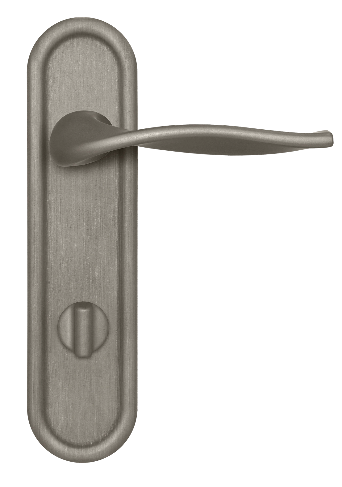 Ручка дверная SKYSCRAPER PLR WC SMI на планке под сантехническую завертку, цвет Весенняя дымка/Spring Mist фото купить в Волгограде