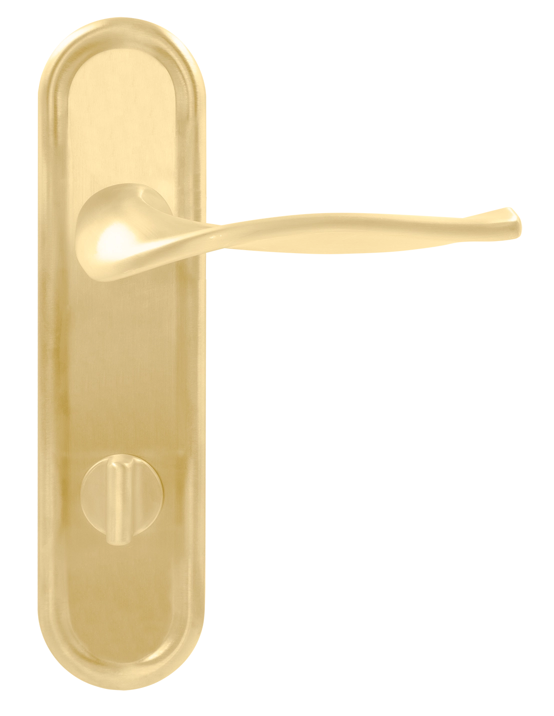 Ручка дверная SKYSCRAPER PLR WC AH на планке под сантехническую завертку, цвет Осенний мёд/Autumn Honey фото купить в Волгограде