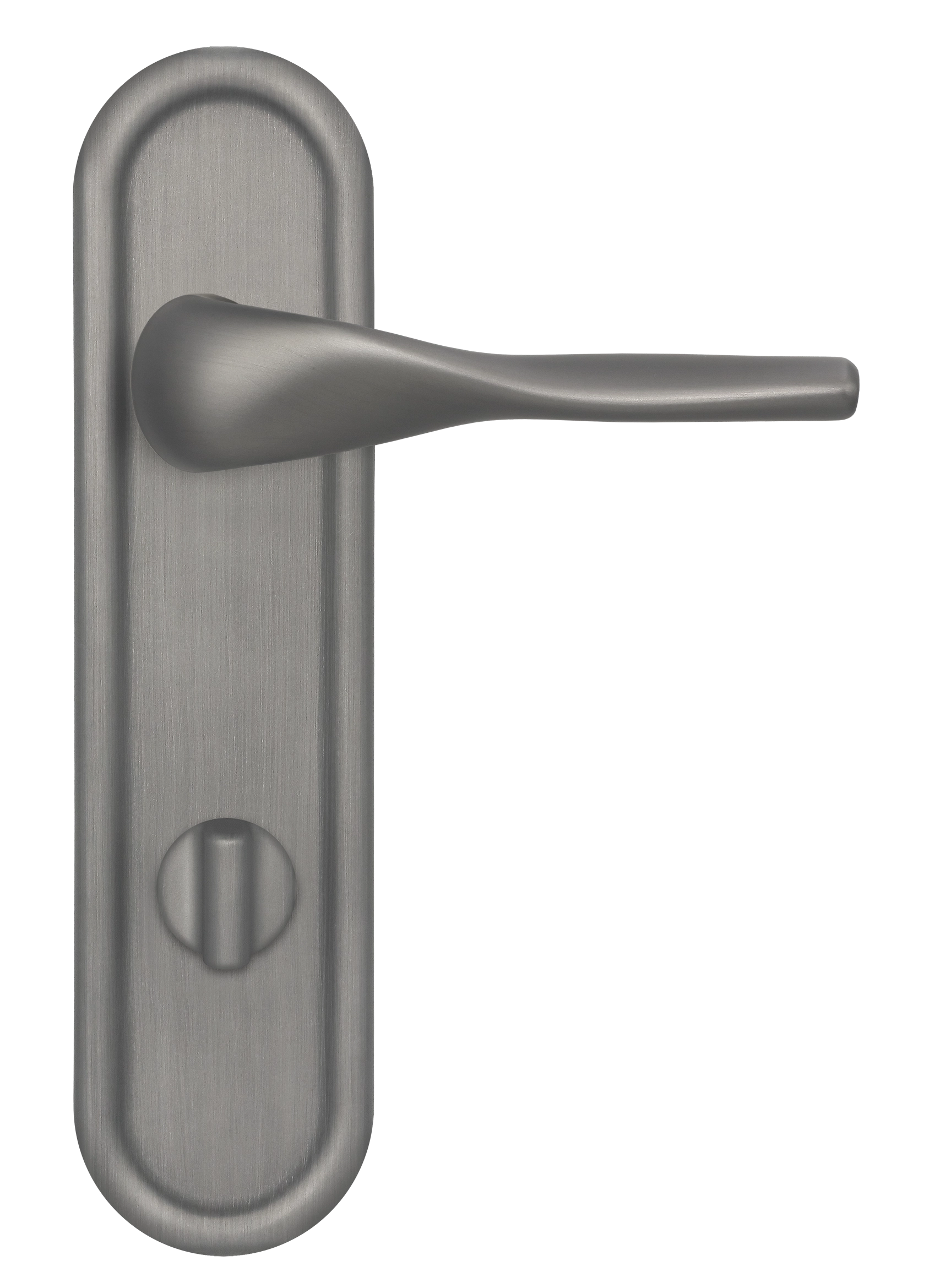 Ручка дверная LVB PLR WC WF на планке под сантехническую завертку, цвет Зимняя стужа/Winter Frost фото купить в Волгограде