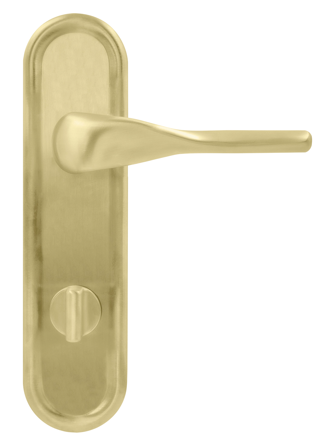 Ручка дверная LVB PLR WC AH на планке под сантехническую завертку, цвет Осенний мёд/Autumn Honey фото купить в Волгограде