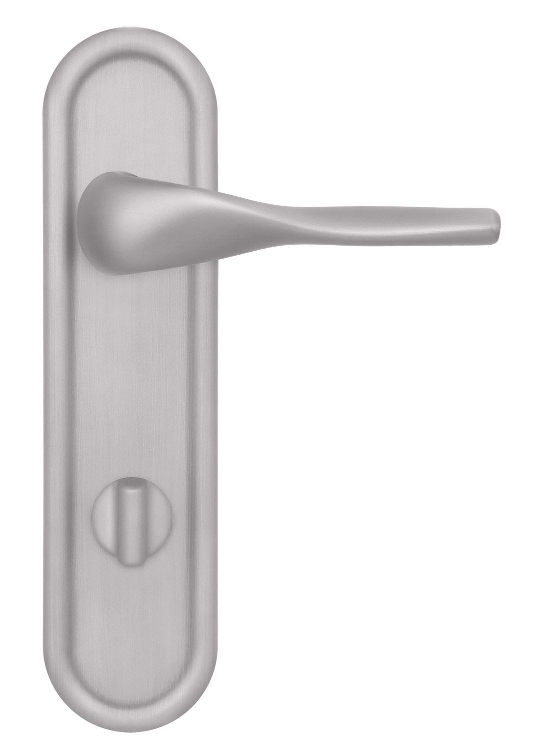 Ручка дверная LVB PLR WC SSW на планке под сантехническую завертку, цвет Стокгольмский снегопад/Stockholm Snowfall фото купить в Волгограде