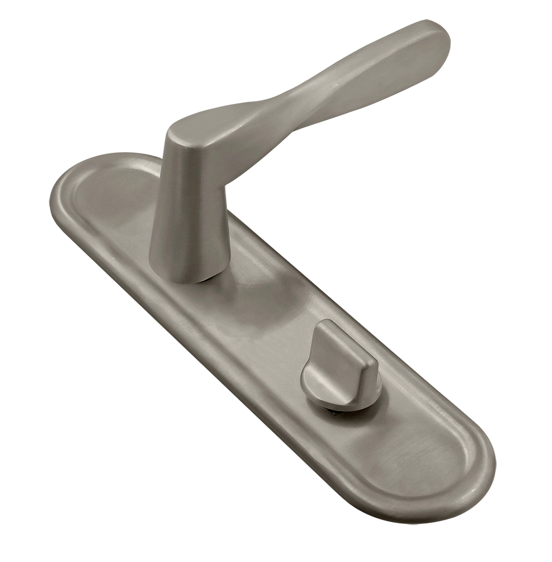 Ручка дверная THE OLYMPICS PLR WC SMI на планке под сантехническую завертку, цвет Весенняя дымка/Spring Mist фото купить Волгоград