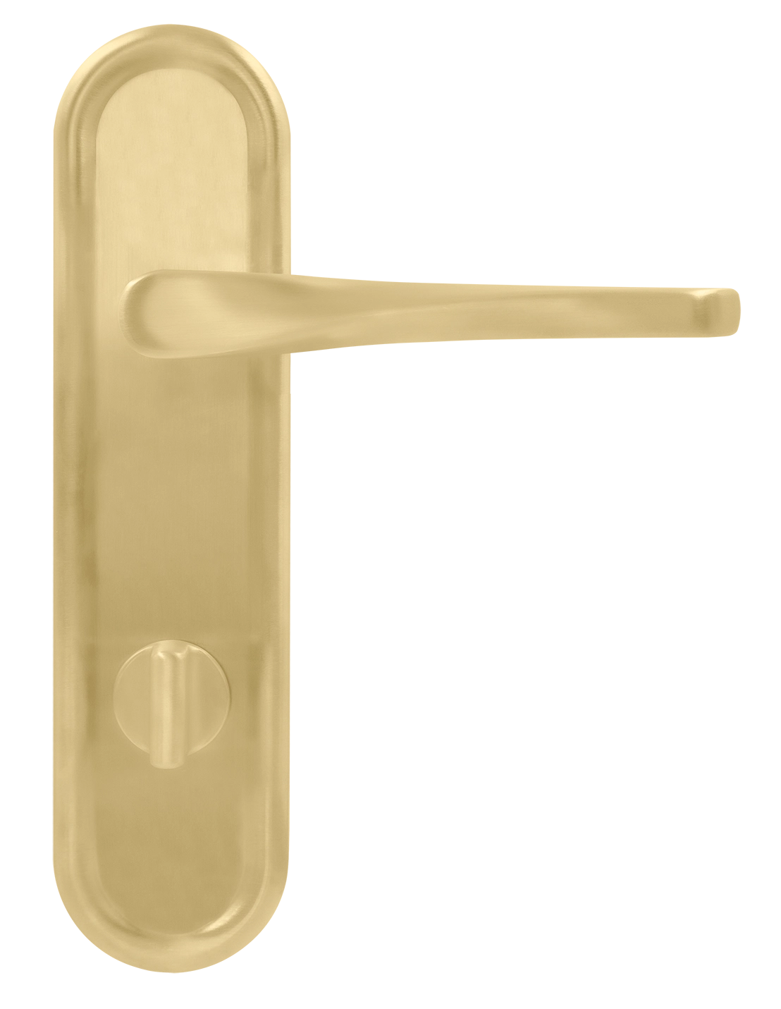 Ручка дверная THE OLYMPICS PLR WC AH на планке под сантехническую завертку, цвет Осенний мёд/Autumn Honey фото купить в Волгограде
