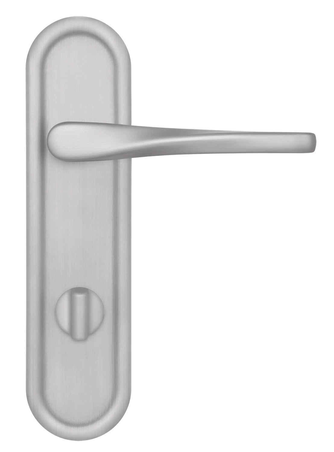 Ручка дверная THE OLYMPICS PLR WC SSW на планке под сантехническую завертку, цвет Стокгольмский снегопад/Stockholm Snowfall фото купить в Волгограде