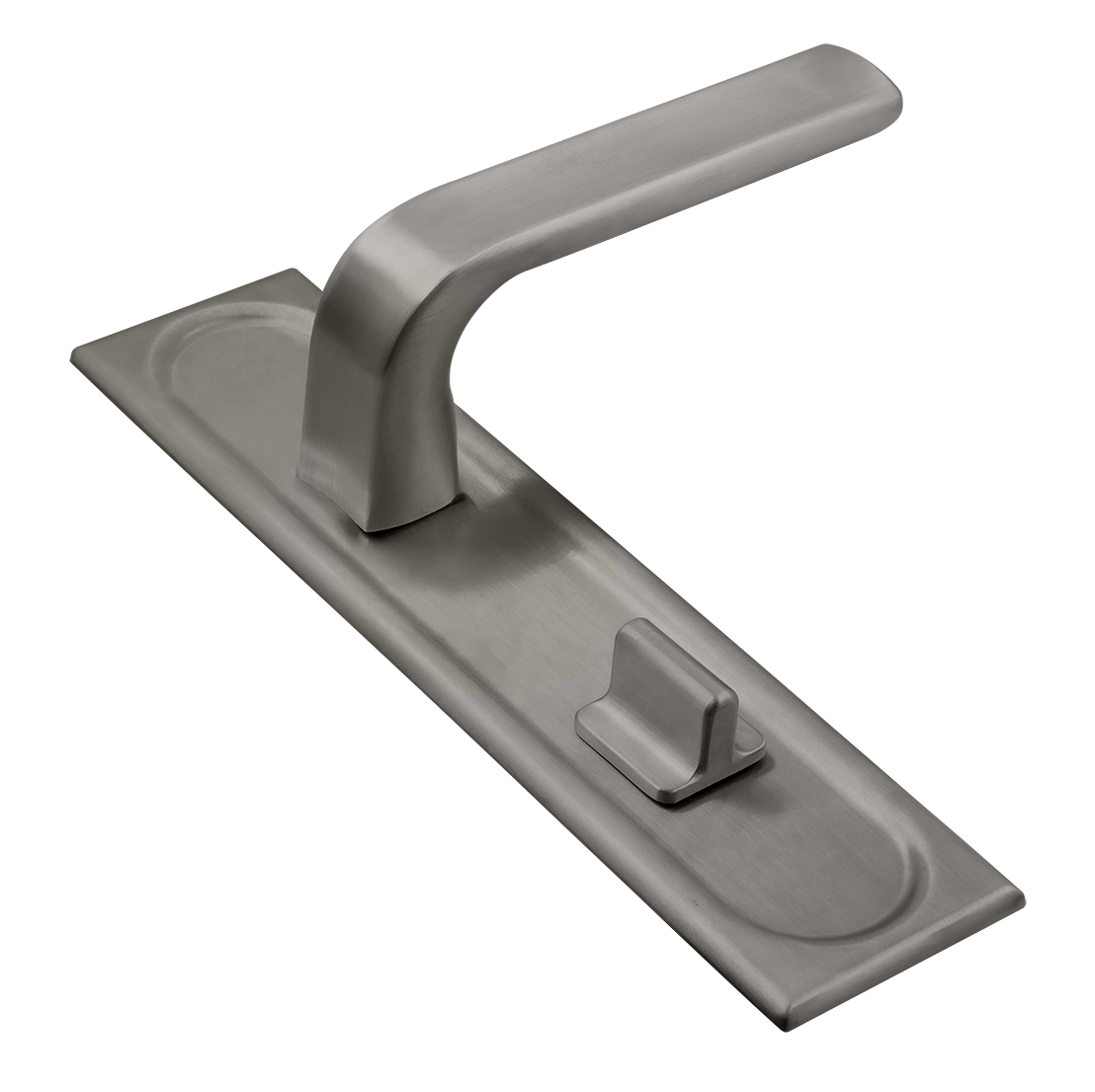 Ручка дверная THE BUS STATION PLS WC WF на планке под сантехническую завертку, цвет Зимняя стужа/Winter Frost фото купить Волгоград