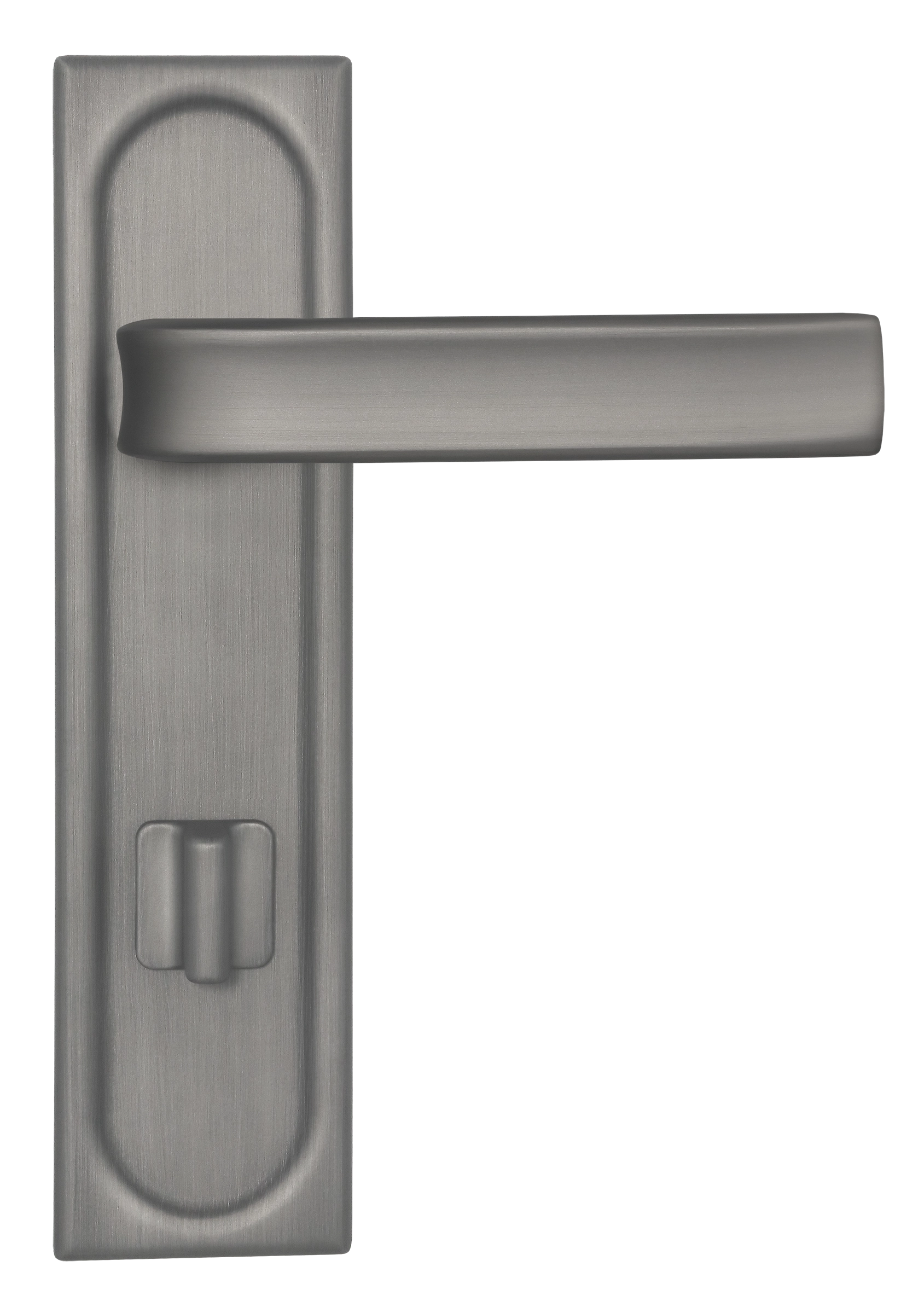 Ручка дверная THE BUS STATION PLS WC WF на планке под сантехническую завертку, цвет Зимняя стужа/Winter Frost фото купить в Волгограде