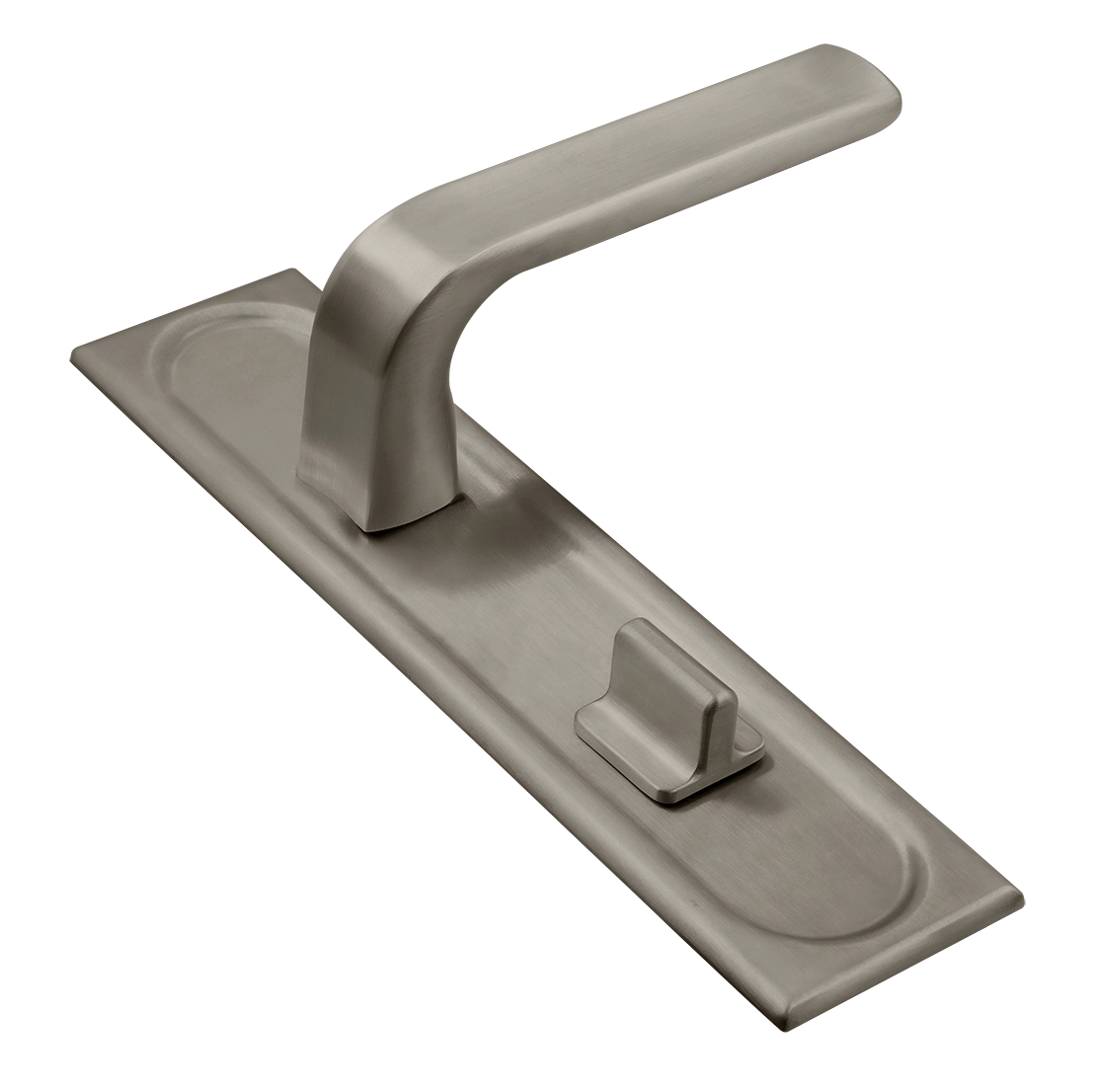 Ручка дверная THE BUS STATION PLS WC SMI на планке под сантехническую завертку, цвет Весенняя дымка/Spring Mist фото купить Волгоград