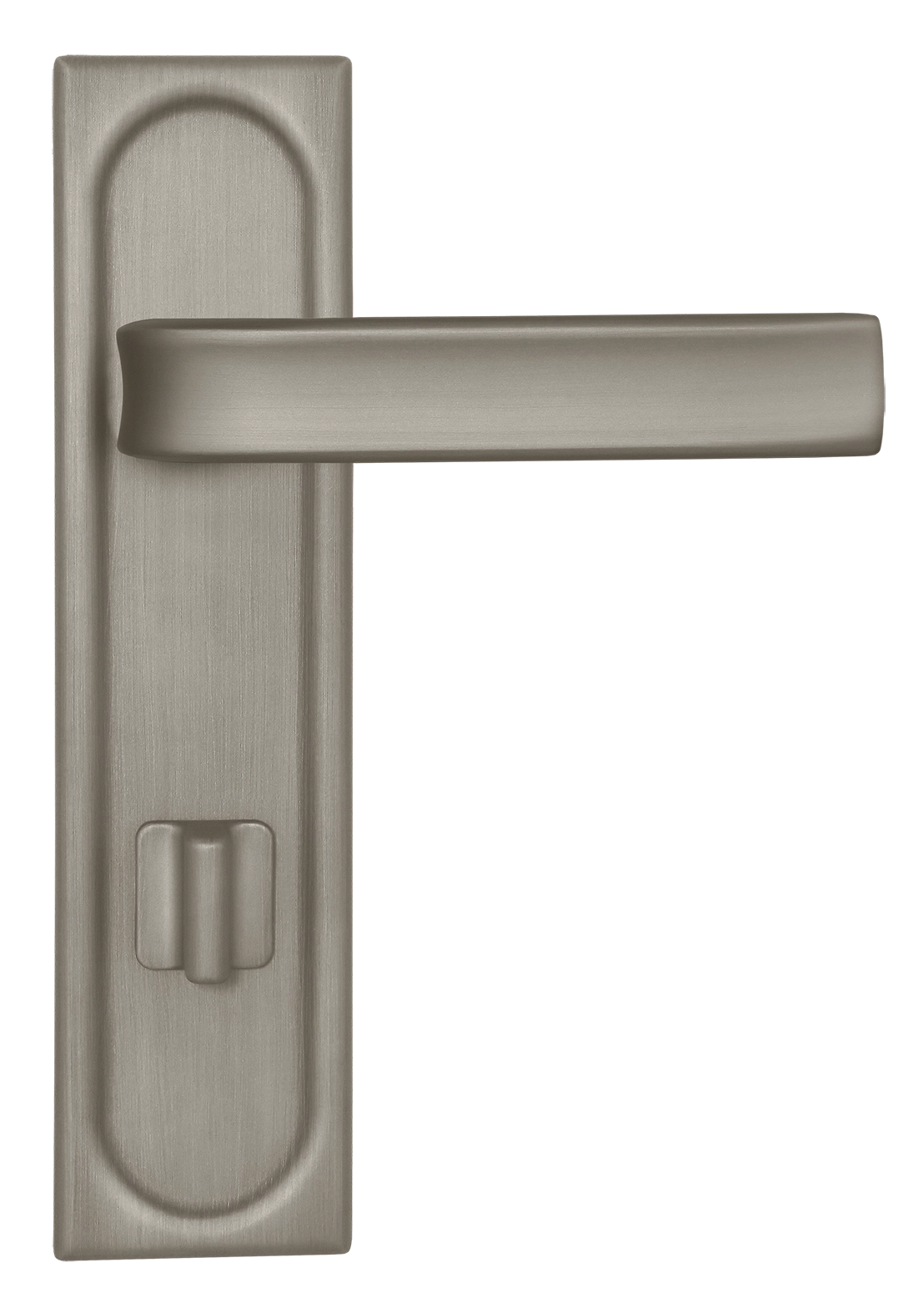 Ручка дверная THE BUS STATION PLS WC SMI на планке под сантехническую завертку, цвет Весенняя дымка/Spring Mist фото купить в Волгограде