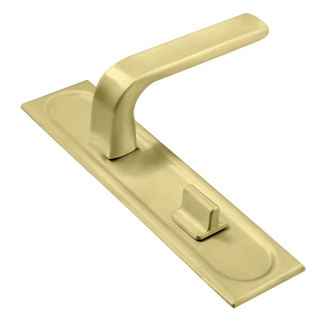 Ручка дверная THE BUS STATION PLS WC AH на планке под сантехническую завертку, цвет Осенний мёд/Autumn Honey фото купить Волгоград