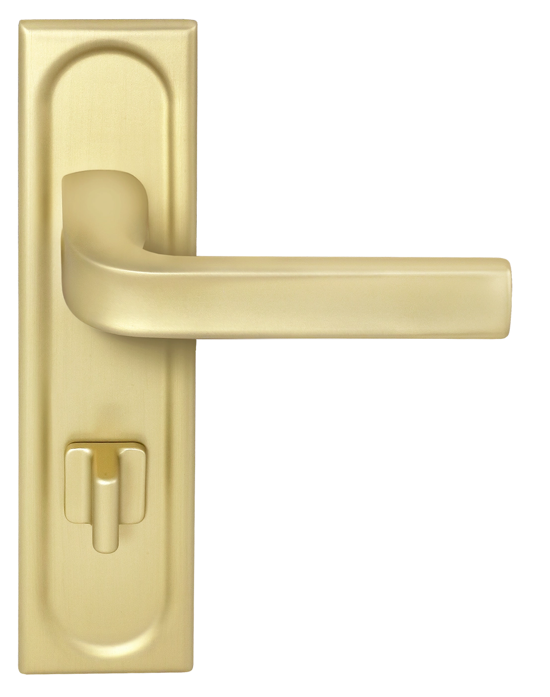 Ручка дверная THE BUS STATION PLS WC AH на планке под сантехническую завертку, цвет Осенний мёд/Autumn Honey фото фурнитура Волгоград