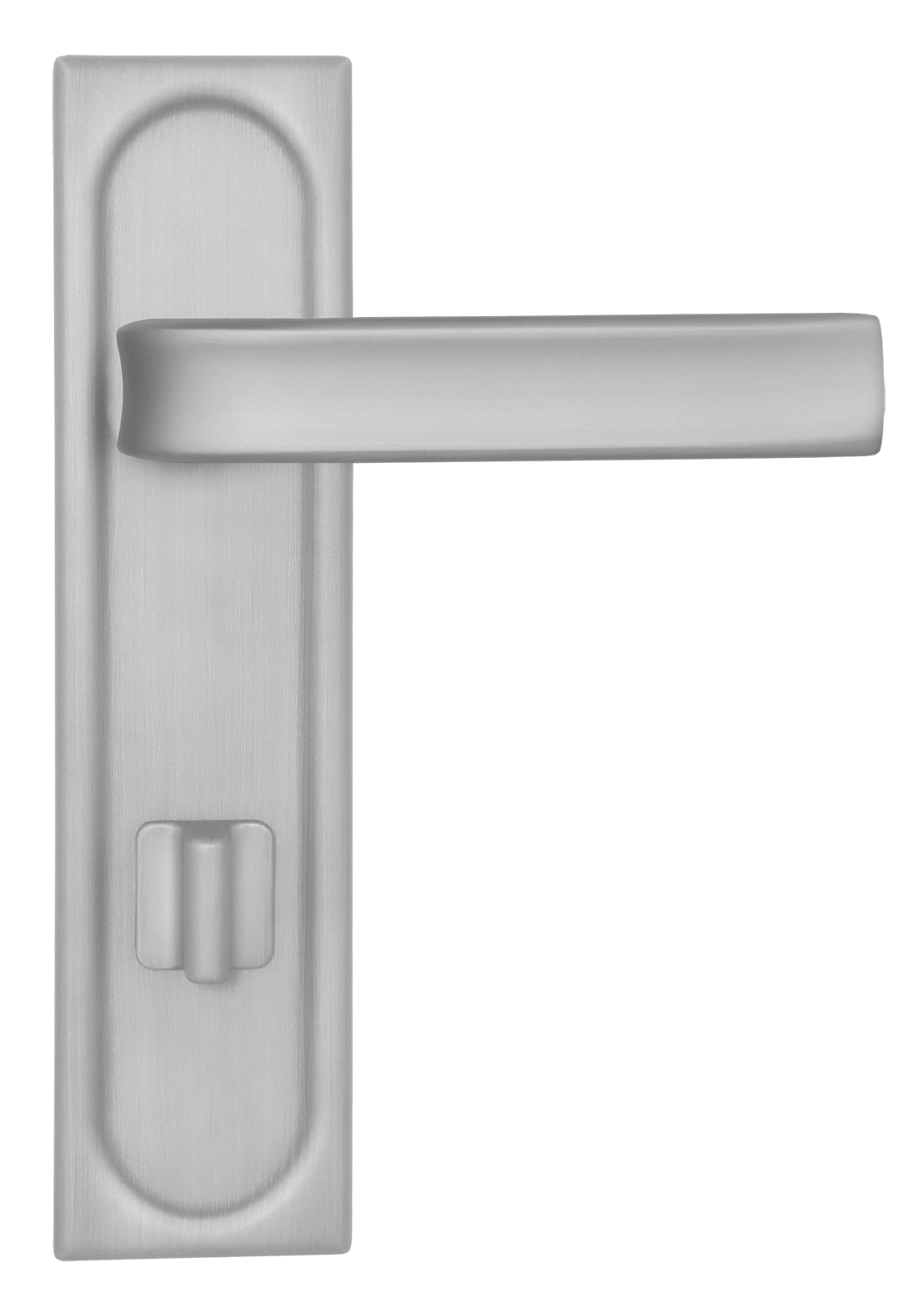 Ручка дверная THE BUS STATION PLS WC SSW на планке под сантехническую завертку, цвет Стокгольмский снегопад/Stockholm Snowfall фото купить в Волгограде