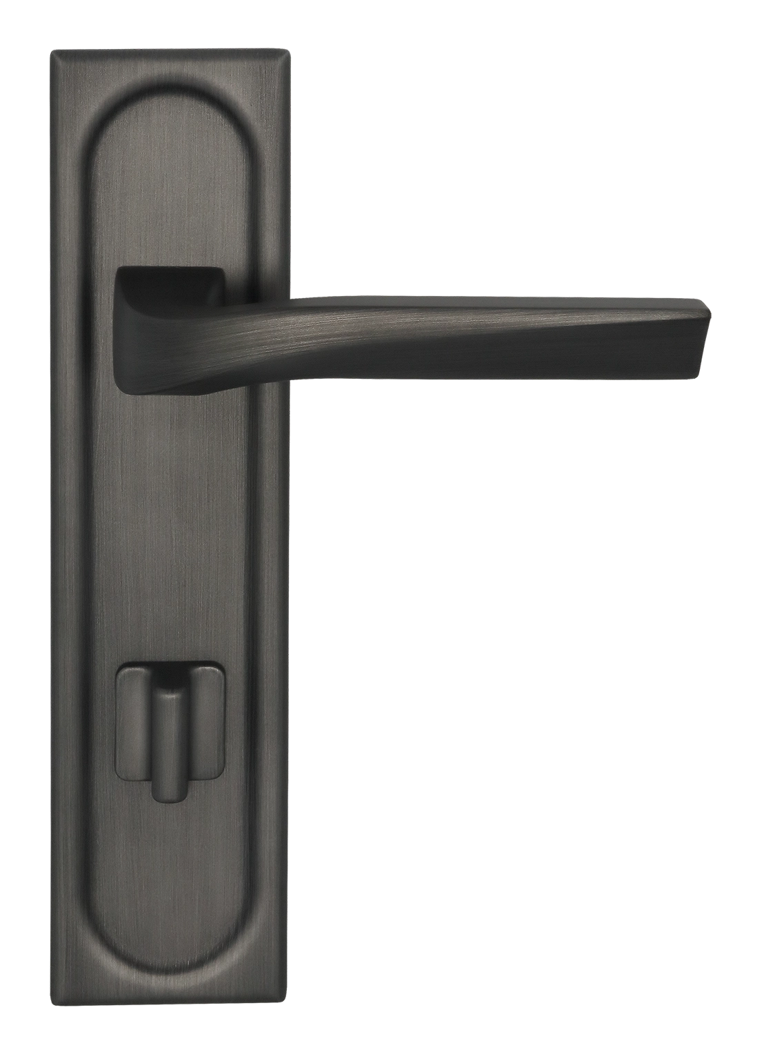 Ручка дверная WD CONCERT HALL PLS WC SST на планке под сантехническую завертку, цвет Летняя гроза/Summer Storm фото фурнитура Волгоград