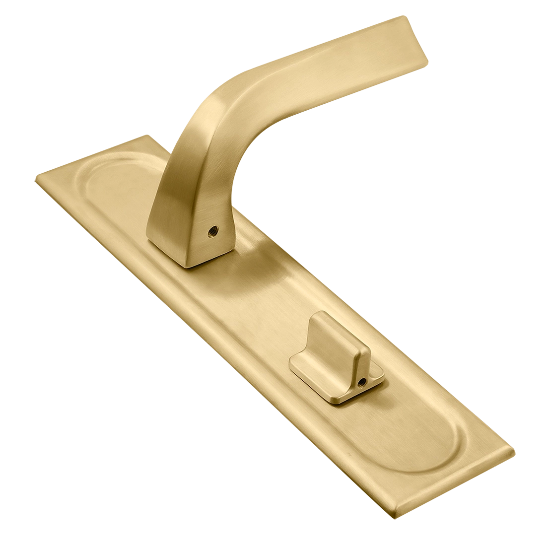 Ручка дверная WD CONCERT HALL PLS WC AH на планке под сантехническую завертку, цвет Осенний мёд/Autumn Honey фото купить Волгоград