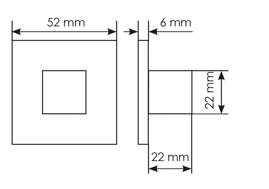 Комплект дверных ручек MH-54-S6 BL с заверткой MH-WC-S6 BL + замок M1895 BL, цвет черный фото дверная фурнитура Волгоград