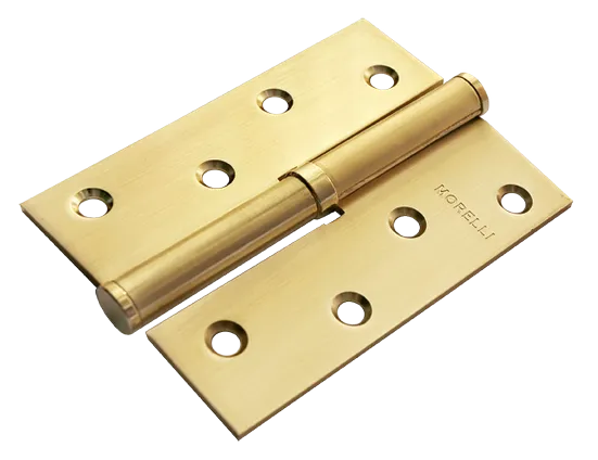 Петля разъемная карточная MSND 100X70X2.5 SG R с подшипником стальная правая, врезная, цвет матовое золото фото купить Волгоград