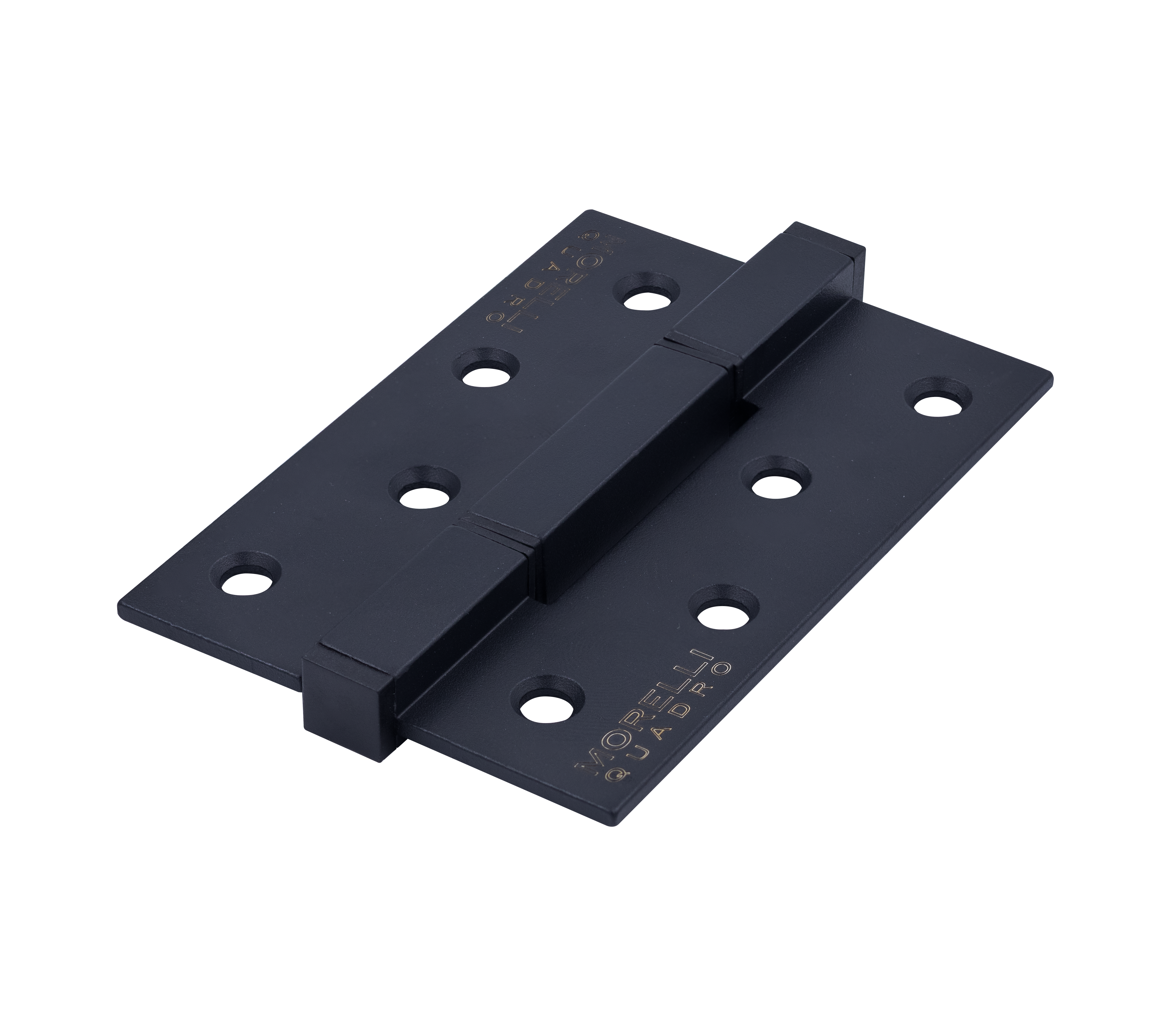 Петля алюминиевая QUADRO-2 BL без врезки на квадратной оси, цвет черный фото купить Волгоград