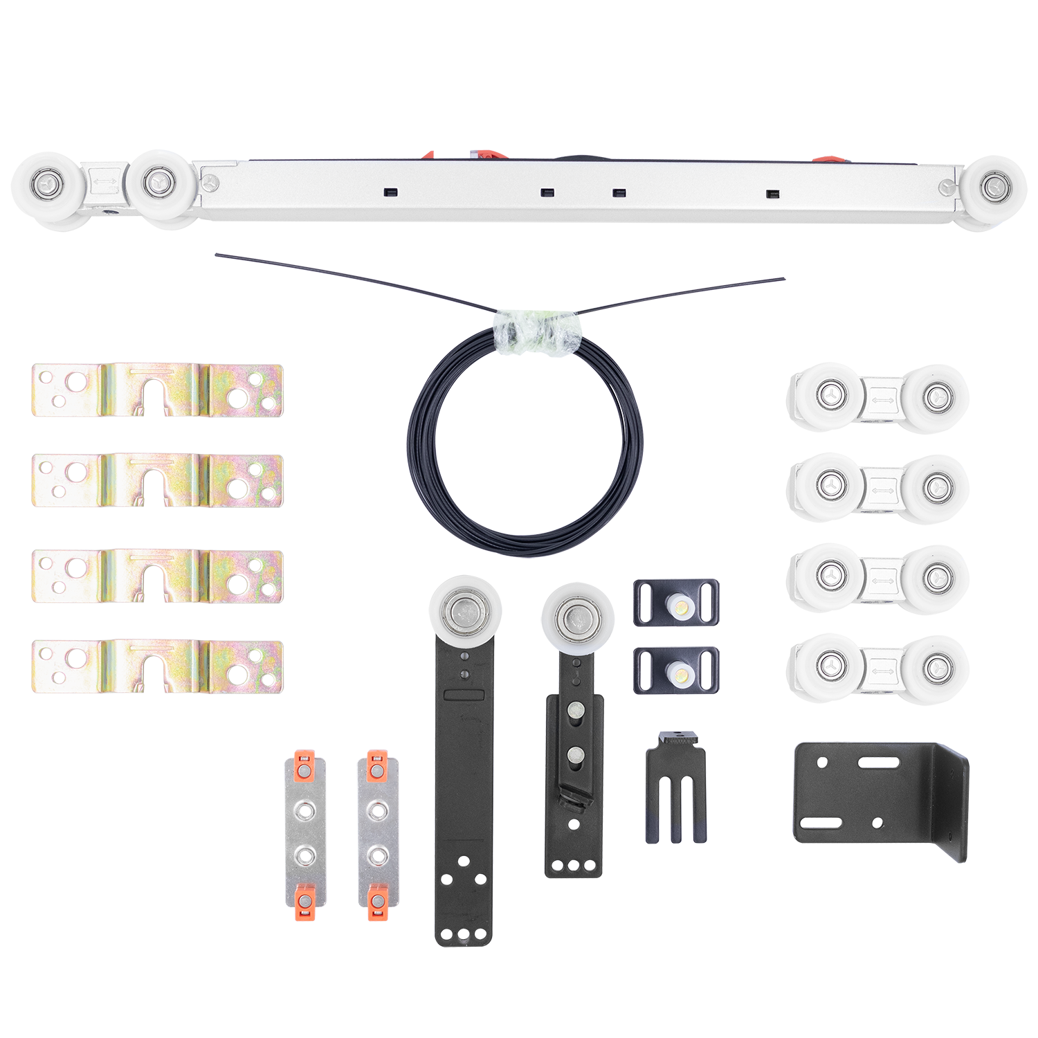 SET-TS 2+1, комплект системы TS для раздвижных дверей на 3 полотна (2 подвижных и 1 стационарное) фото купить Волгоград