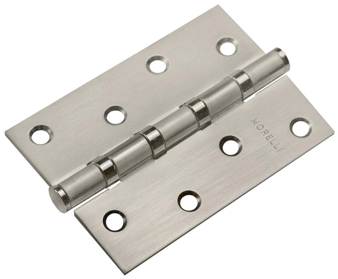 Петля карточная универсальная MSN 100X70X2.5-4BB MSN с подшипником стальная, врезная, цвет матовый сатинированный никель, сталь фото купить Волгоград