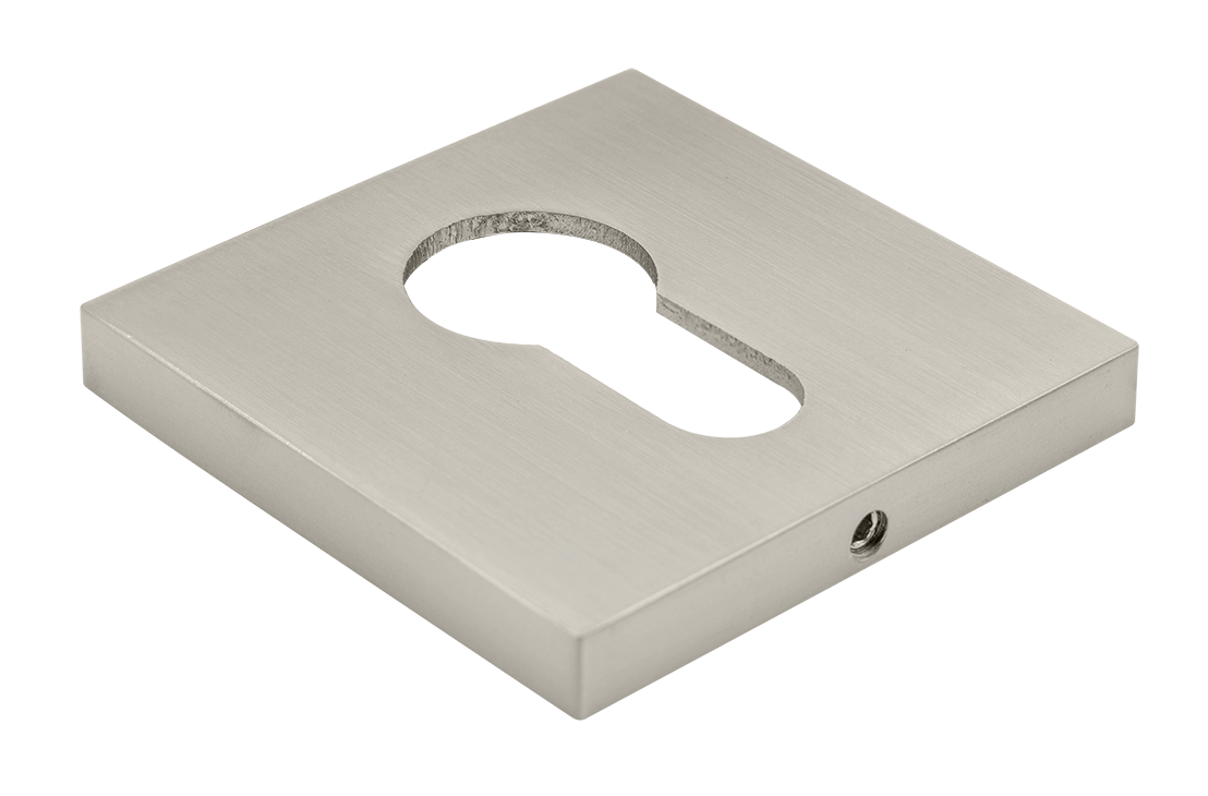 Накладка на замок MH-KH-S6 MSN под евроцилиндр, цвет матовый хром фото купить Волгоград